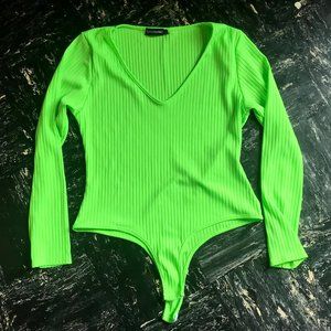 Neon Green Body Suit